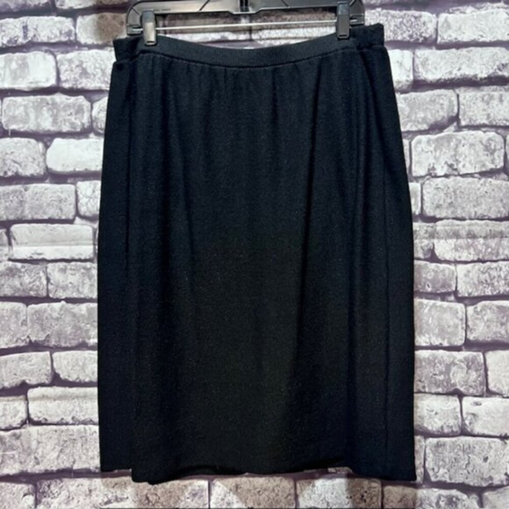 Steve Fabrikant NWT Black Pull On Elastic Waist Skirt Size 2X